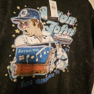 Junk Food Clothing Black Graphic Hoodie